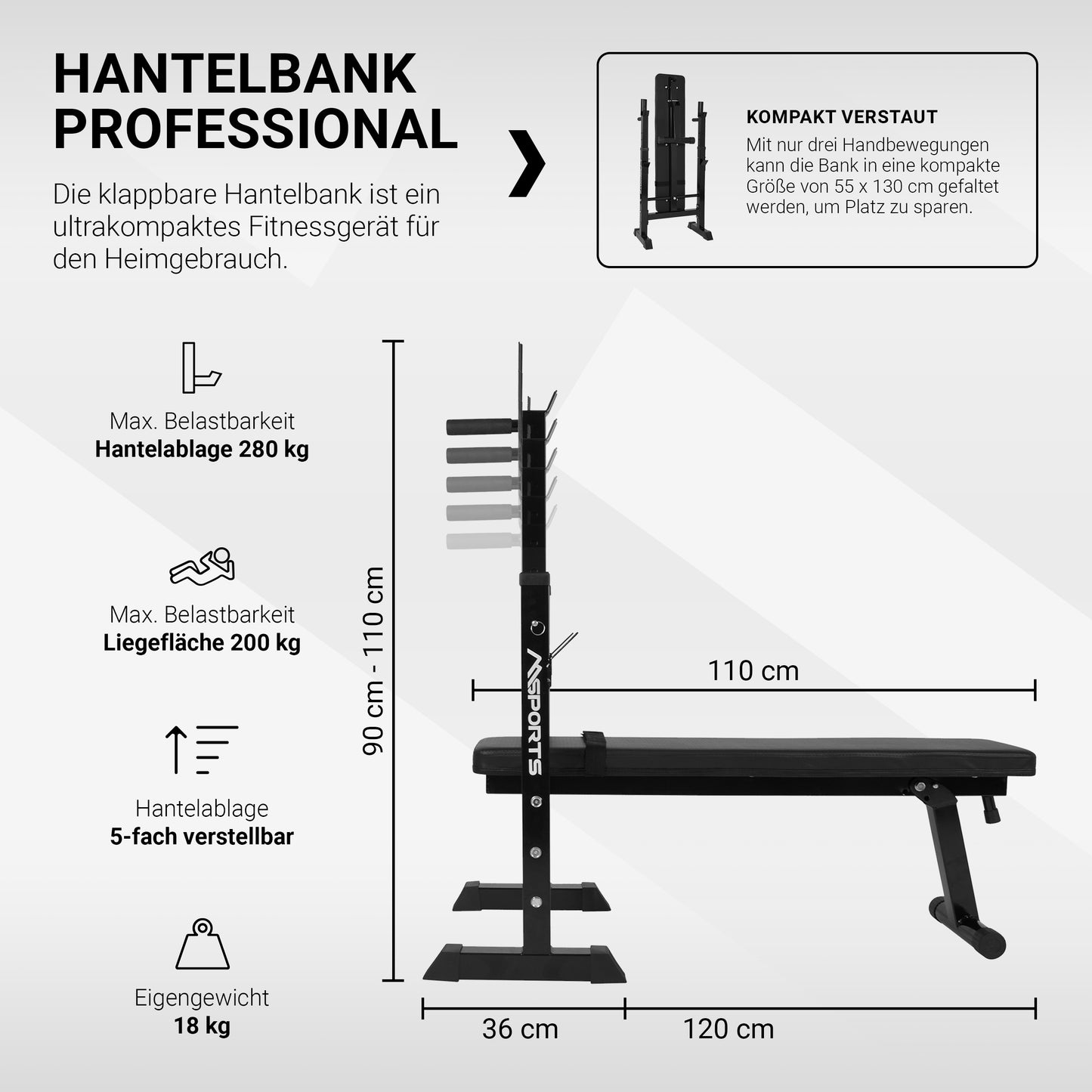 Hantelbank Professional