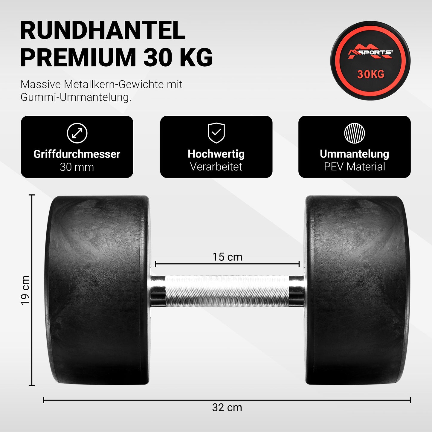 Rundhanteln Premium 2er Set