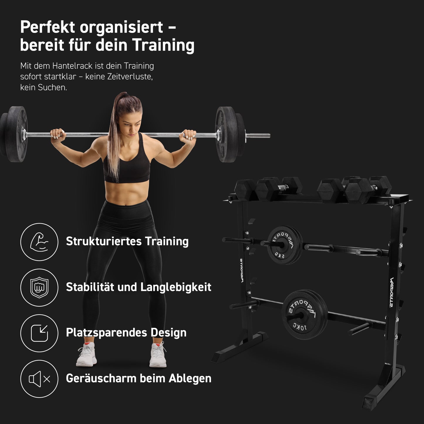 Multifunktion Hantelständer