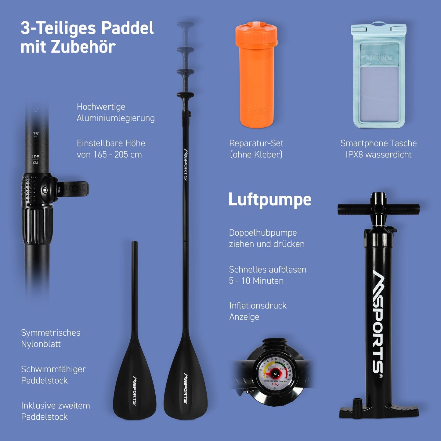 SUP Board Premium Blue