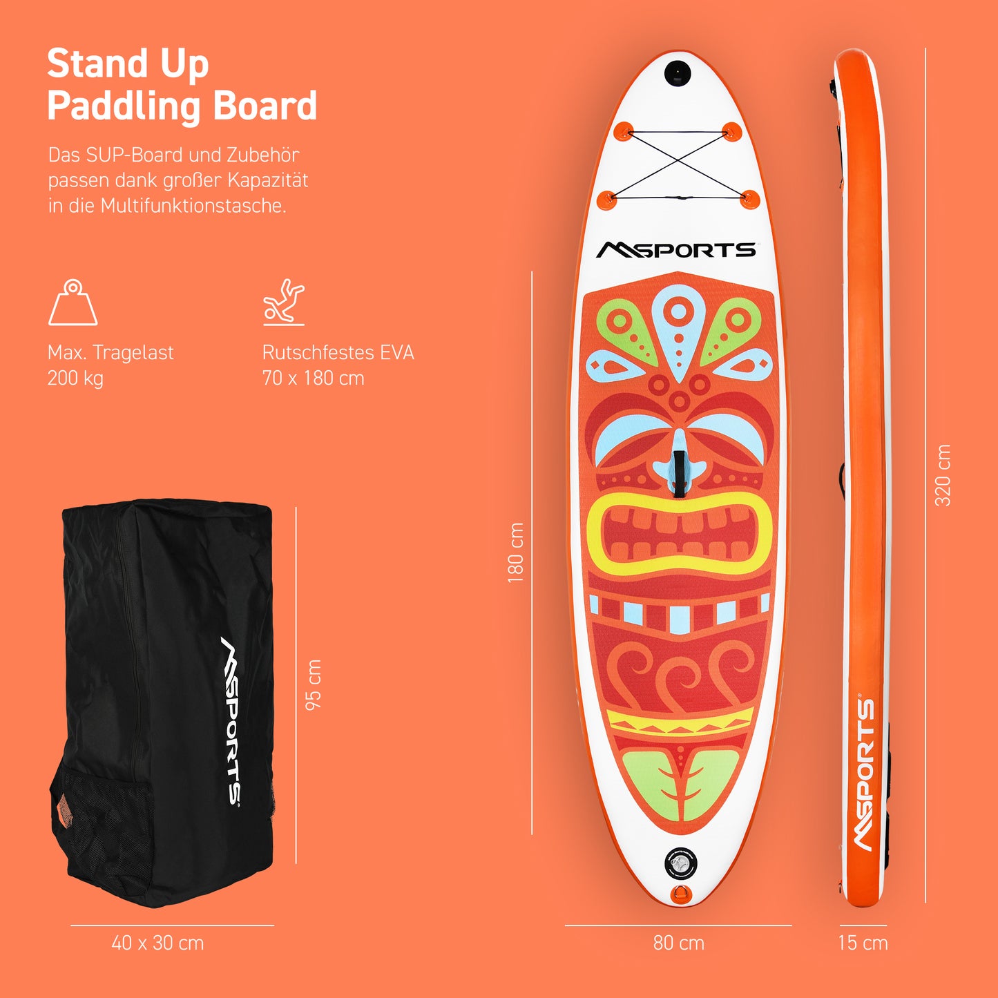 SUP Board Premium Orange