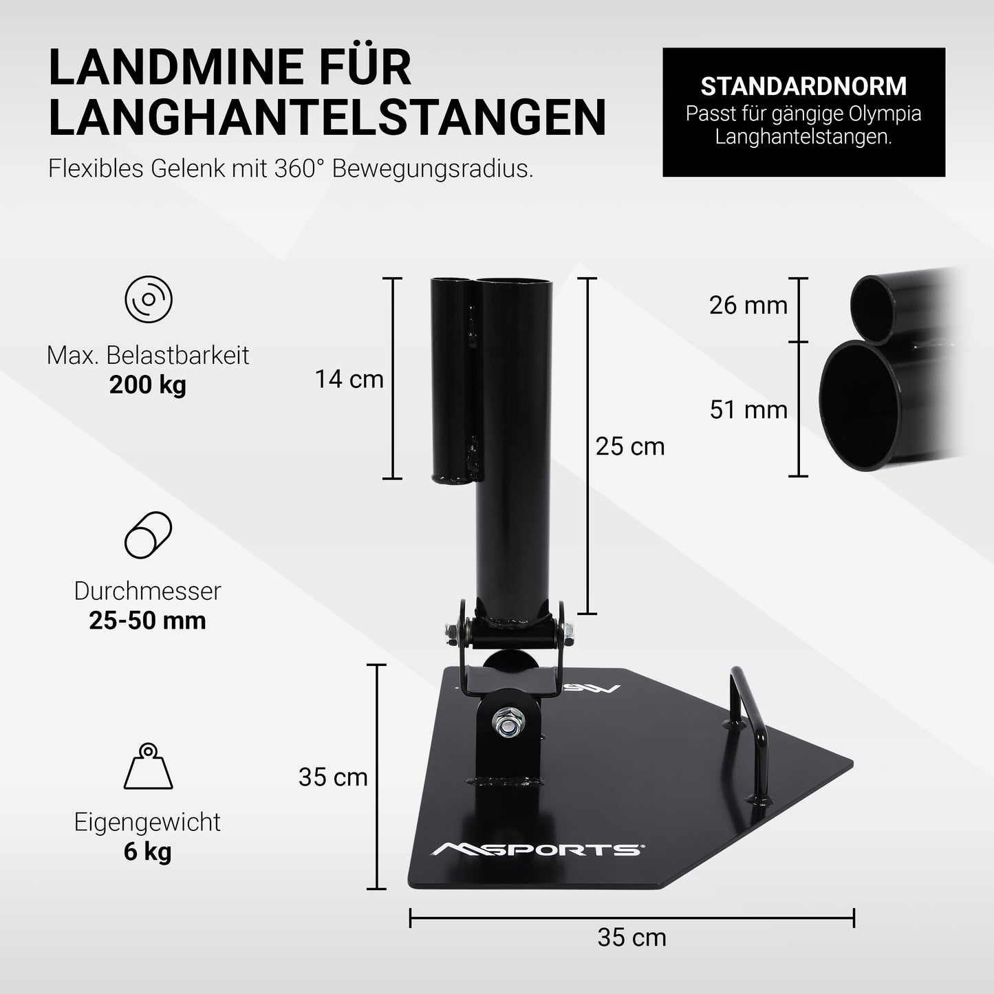 Langhantelaufnahme