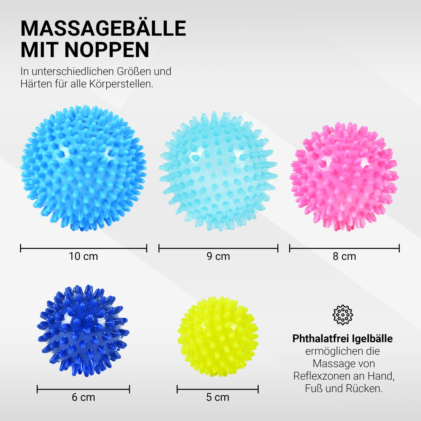 Massageball 5er Set