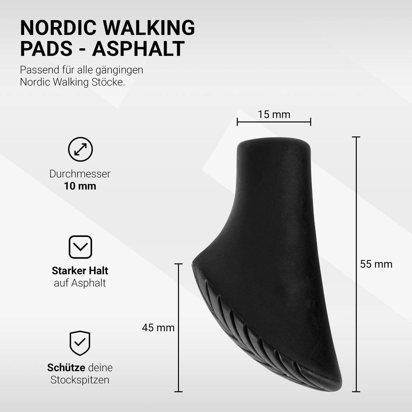 Nordic Walking Pads Asphalt