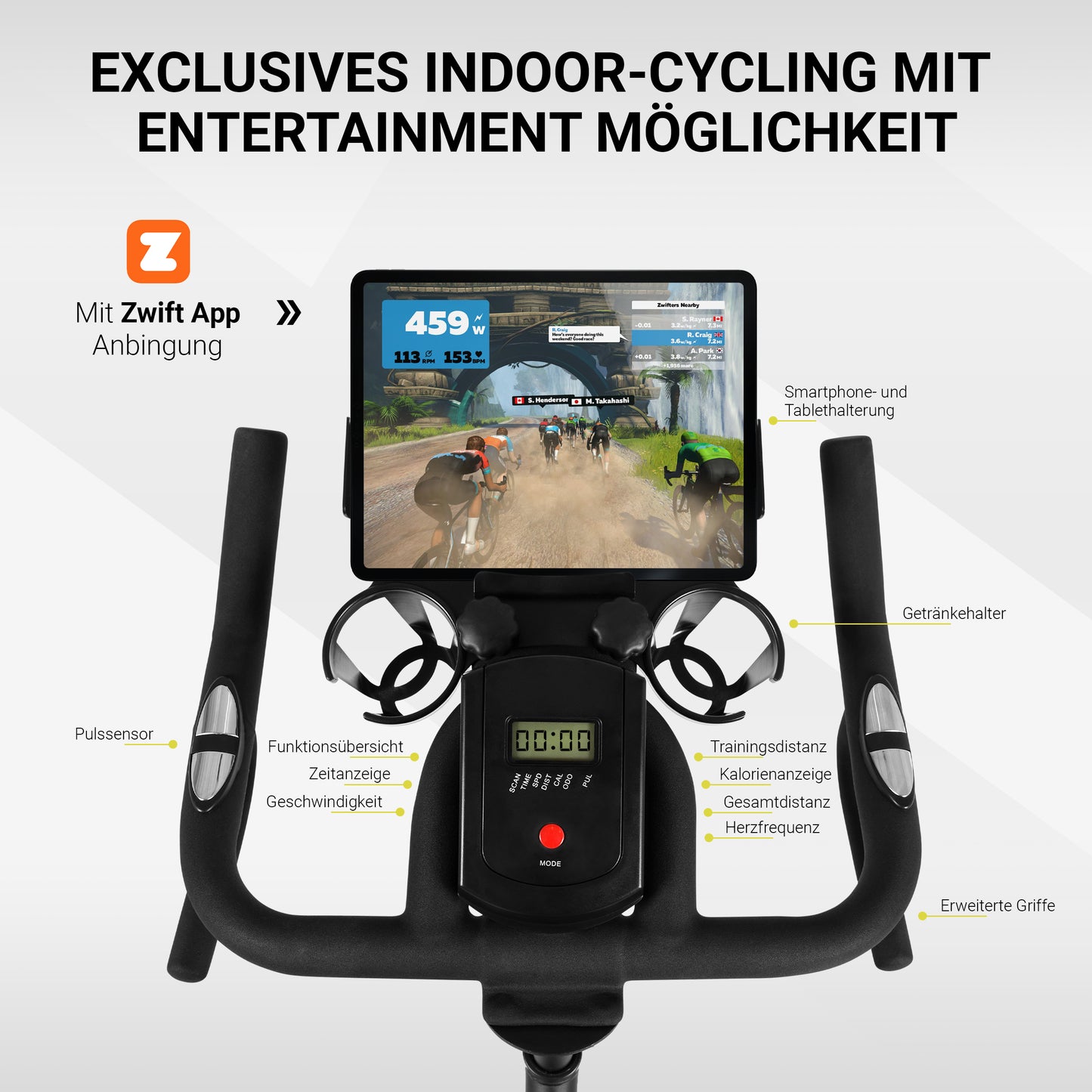 Indoor Cycling Bike Elite Black Series