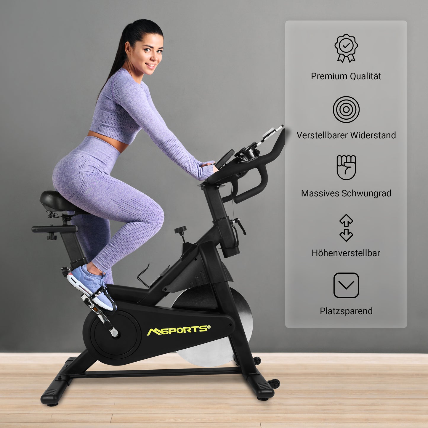 Indoor Cycling Bike Elite Black Series