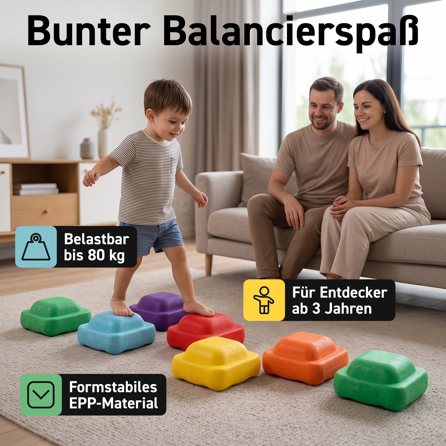 Stapelsteine für Kinder