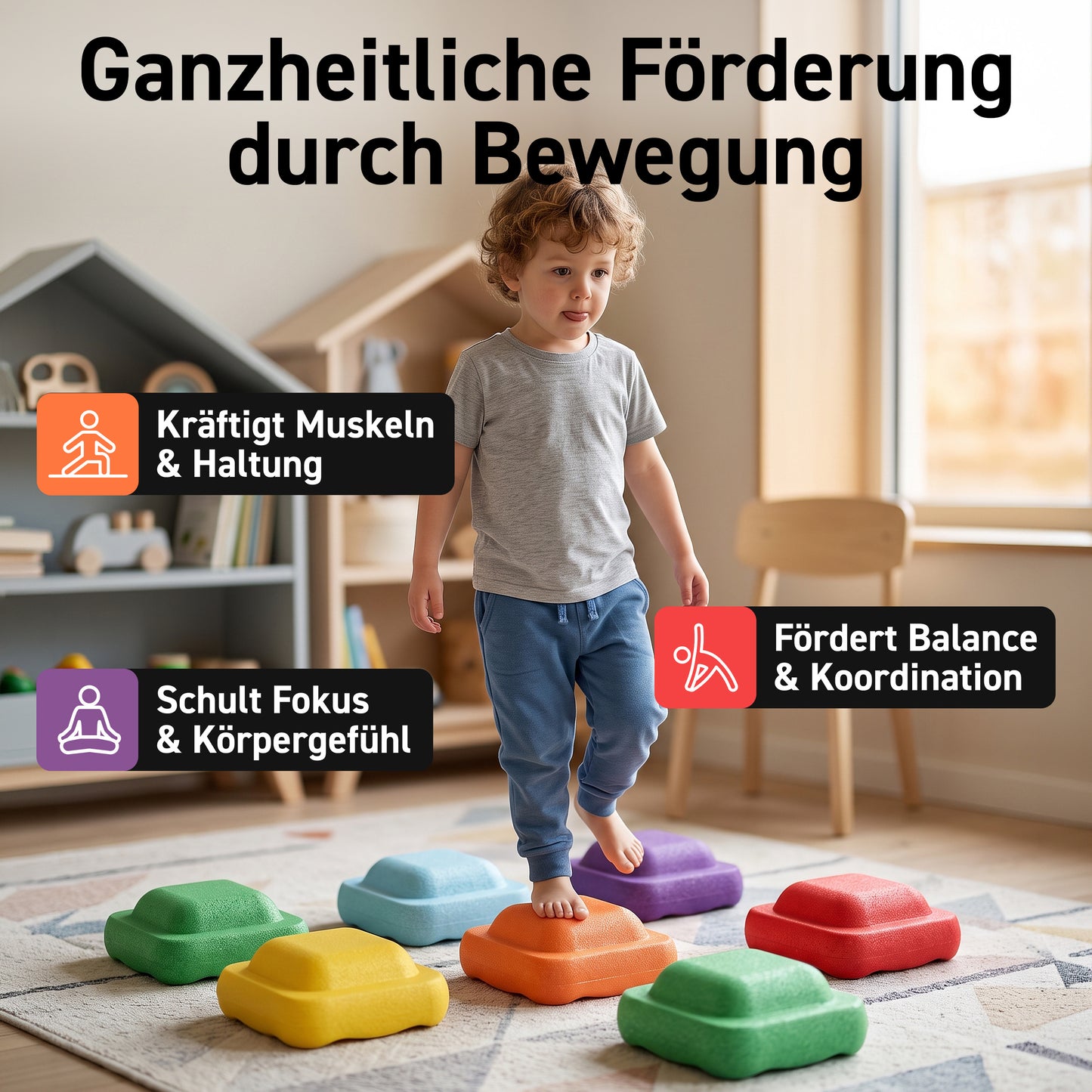 Stapelsteine für Kinder