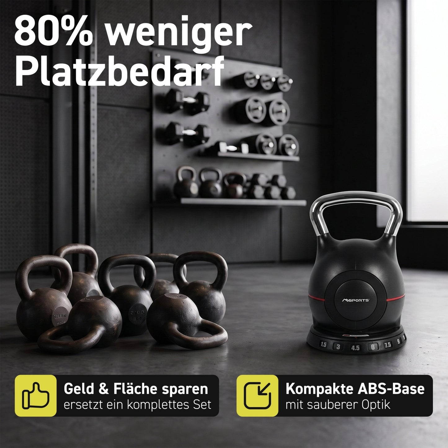 Verstellbare Kettlebell
