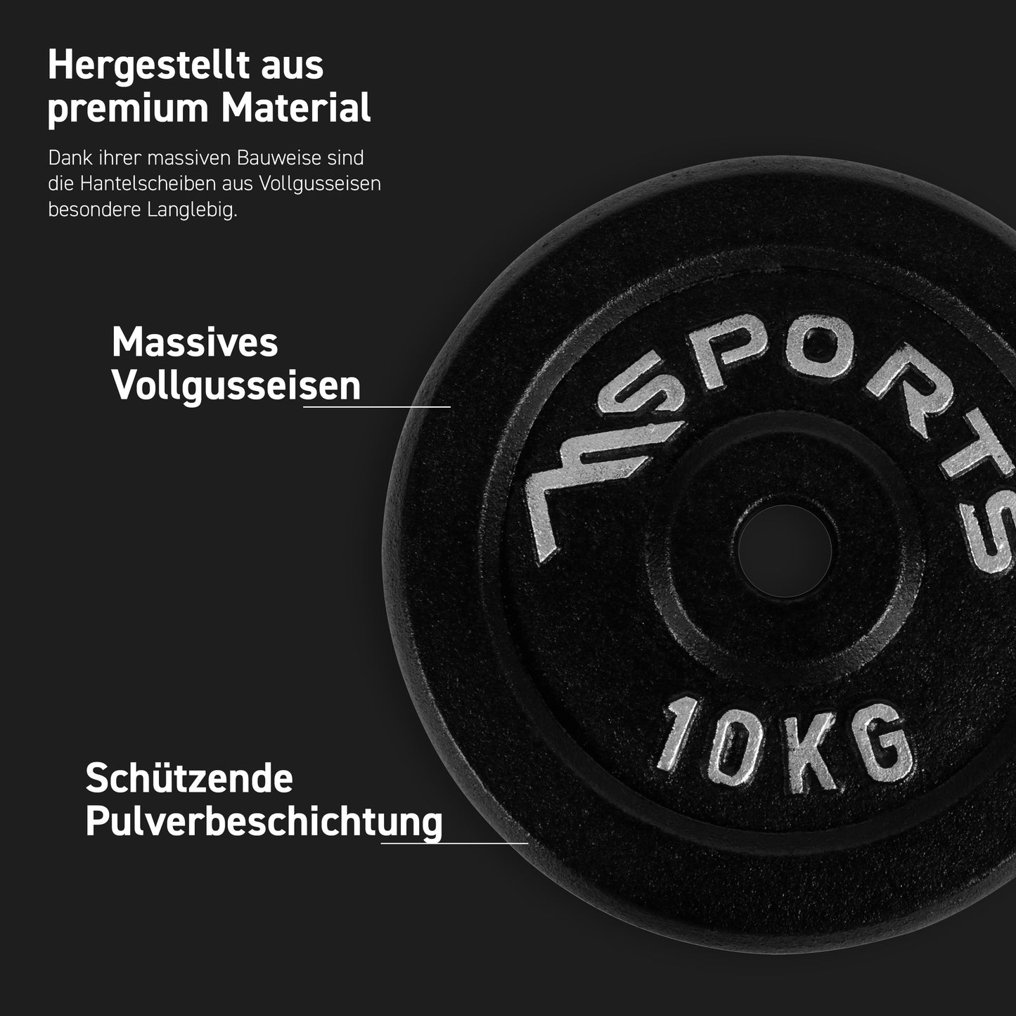 Cast iron weight plates