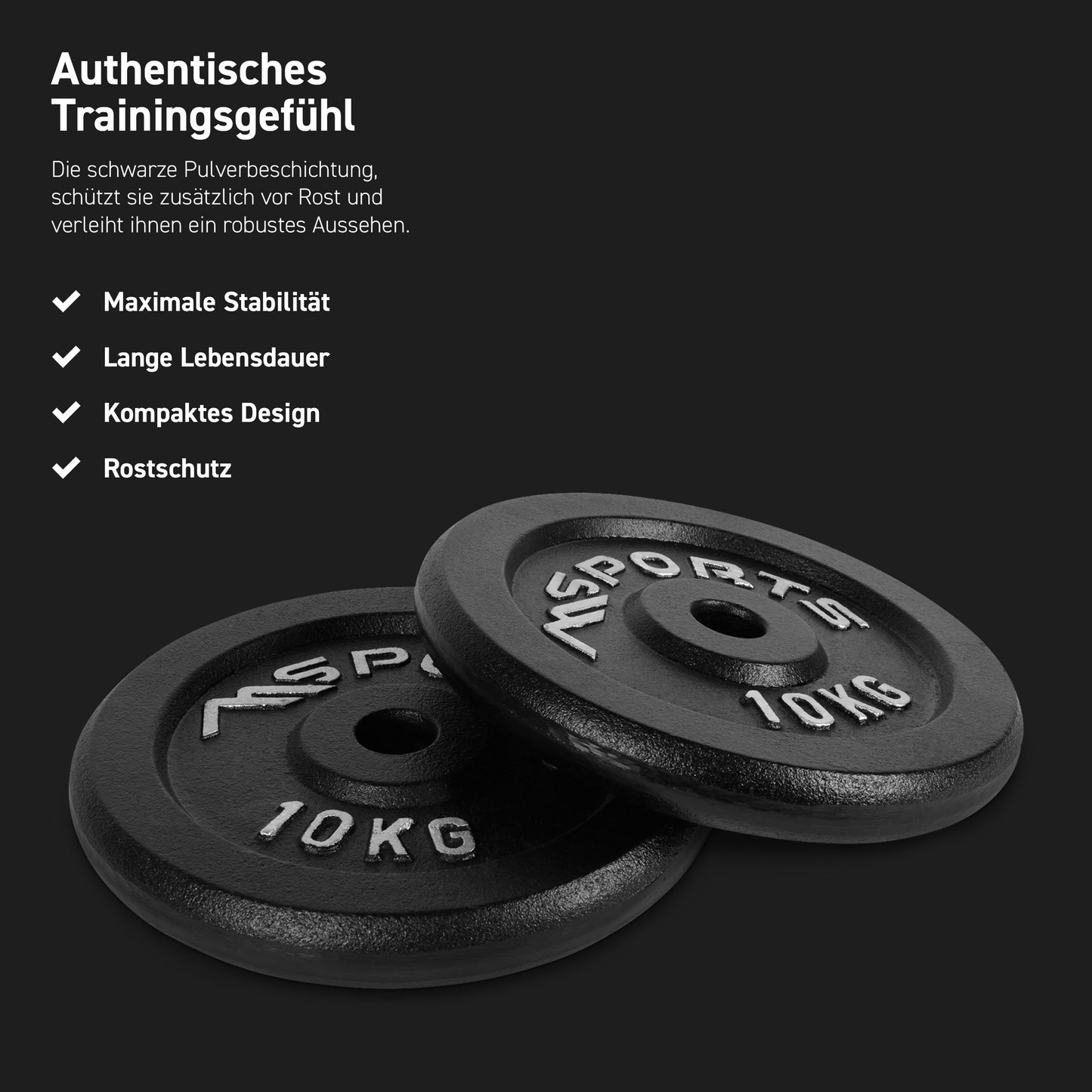 Cast iron weight plates