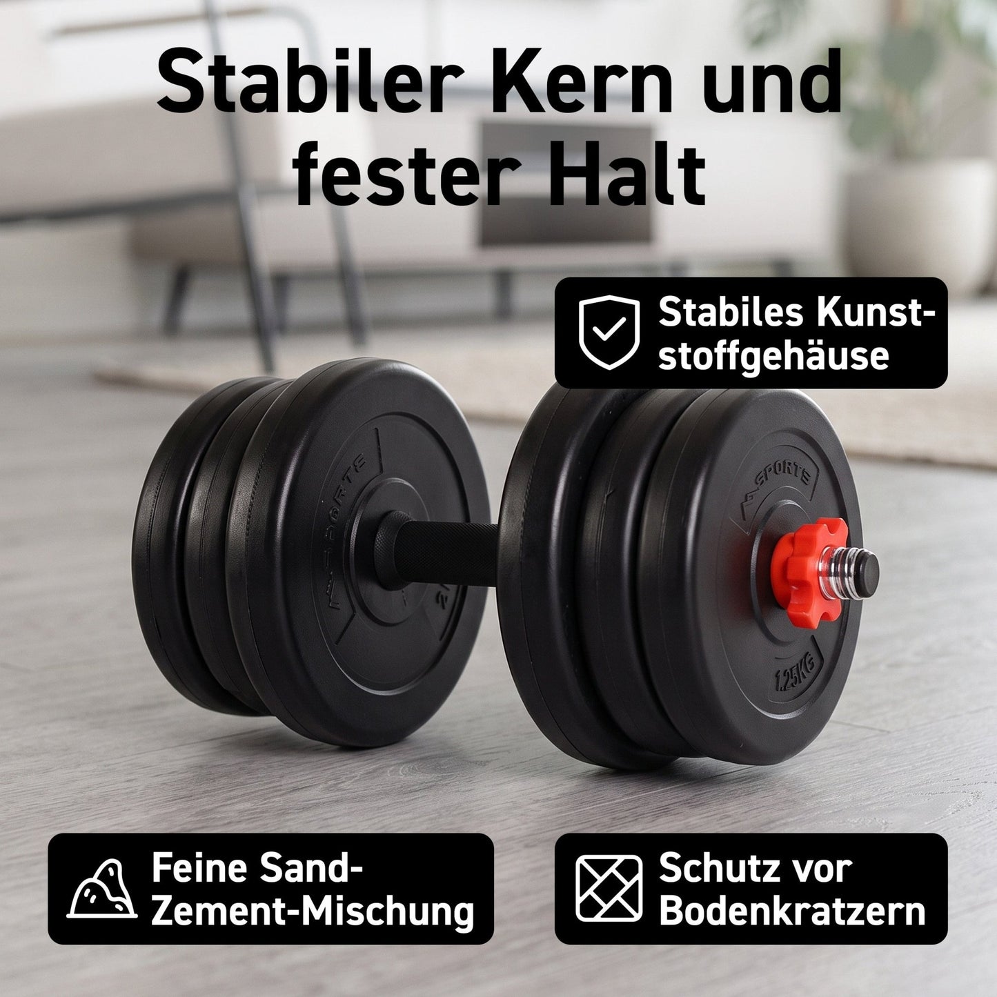 Hantelset Premium 2in1