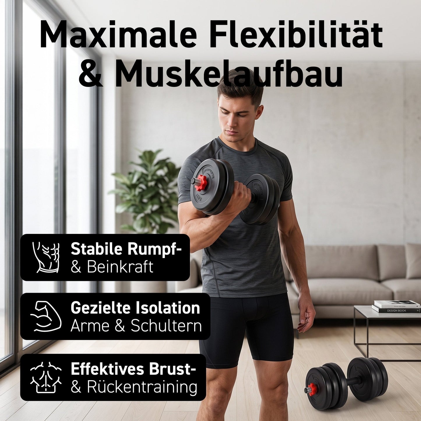 Hantelset Premium 2in1