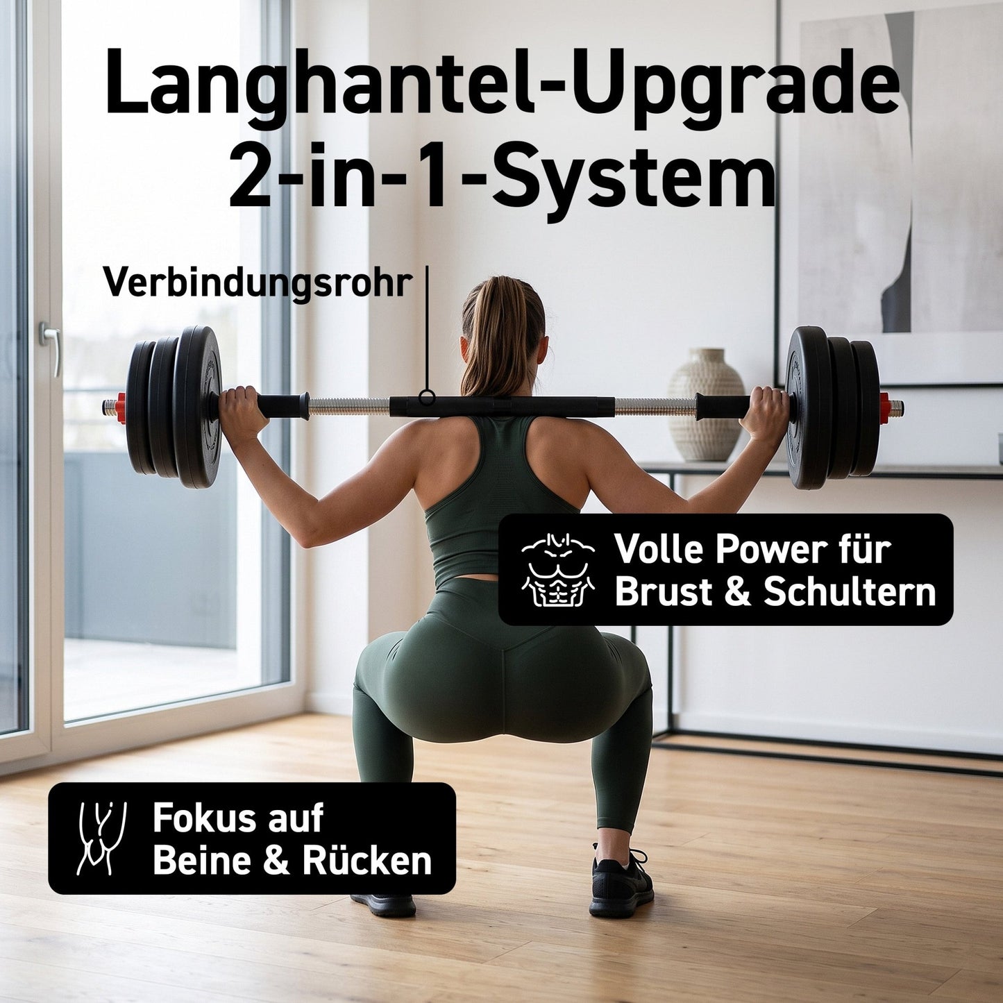 Hantelset Premium 2in1