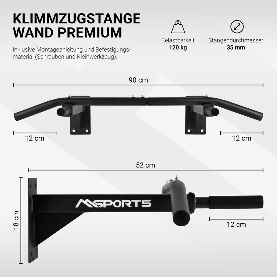 Klimmzugstange Wand