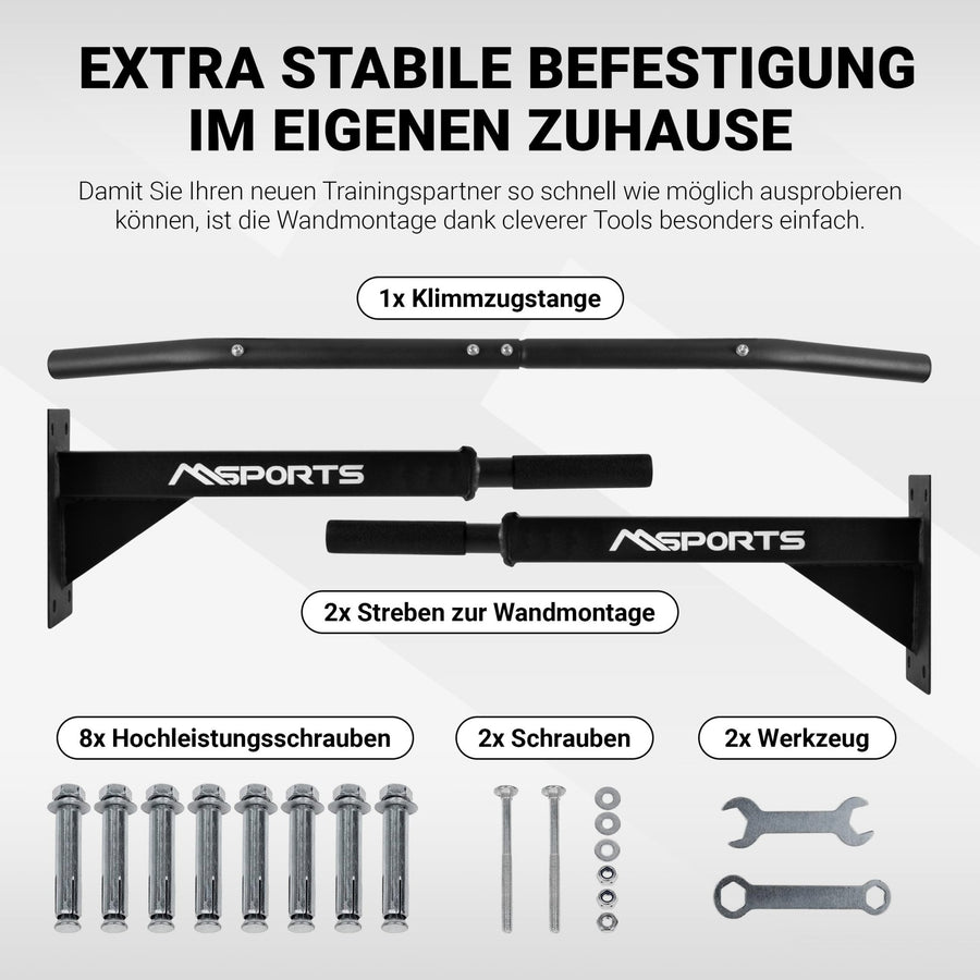 Klimmzugstange Wand