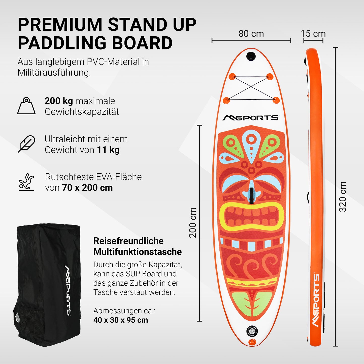 SUP Board Premium Orange