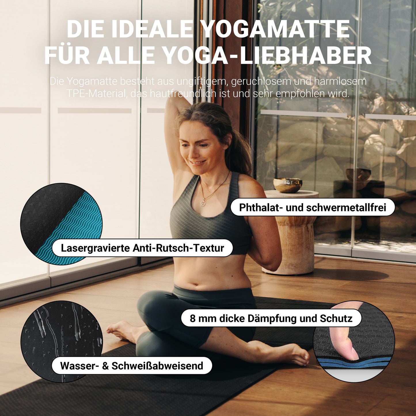 Yoga-Set Kork Premium