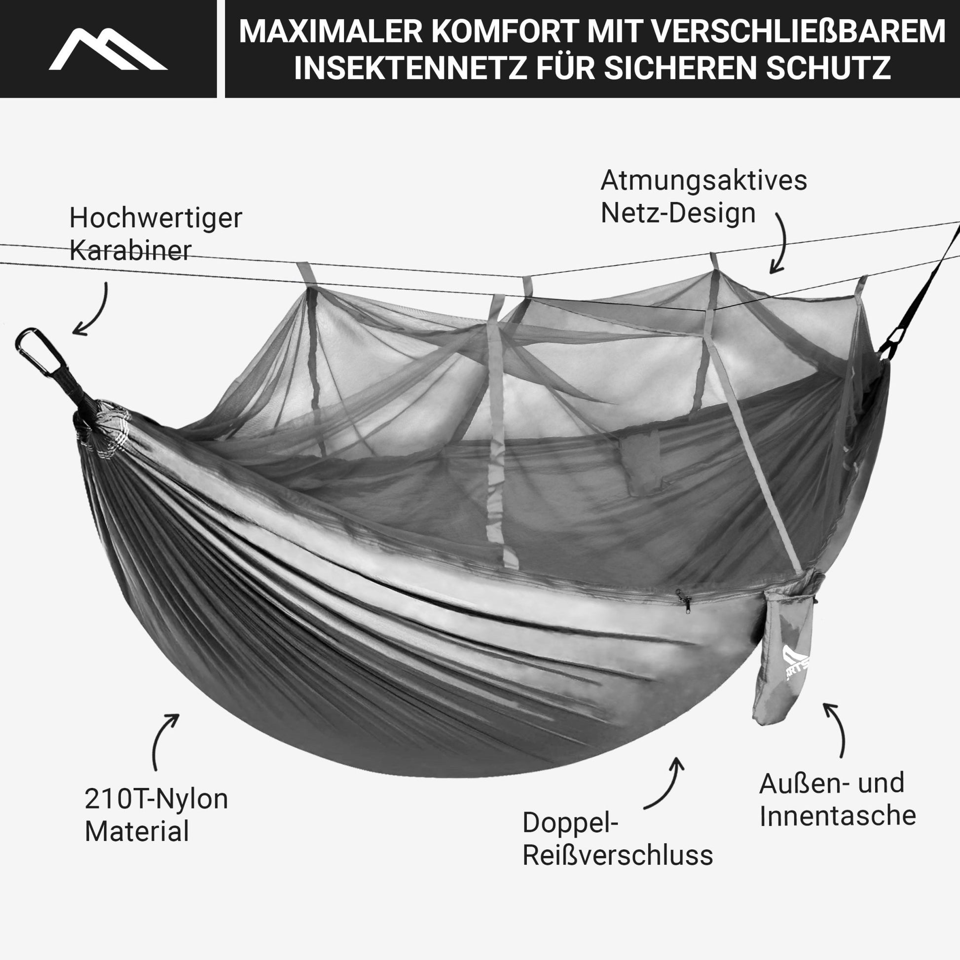 hängematte mückennetz Camping Hängematte