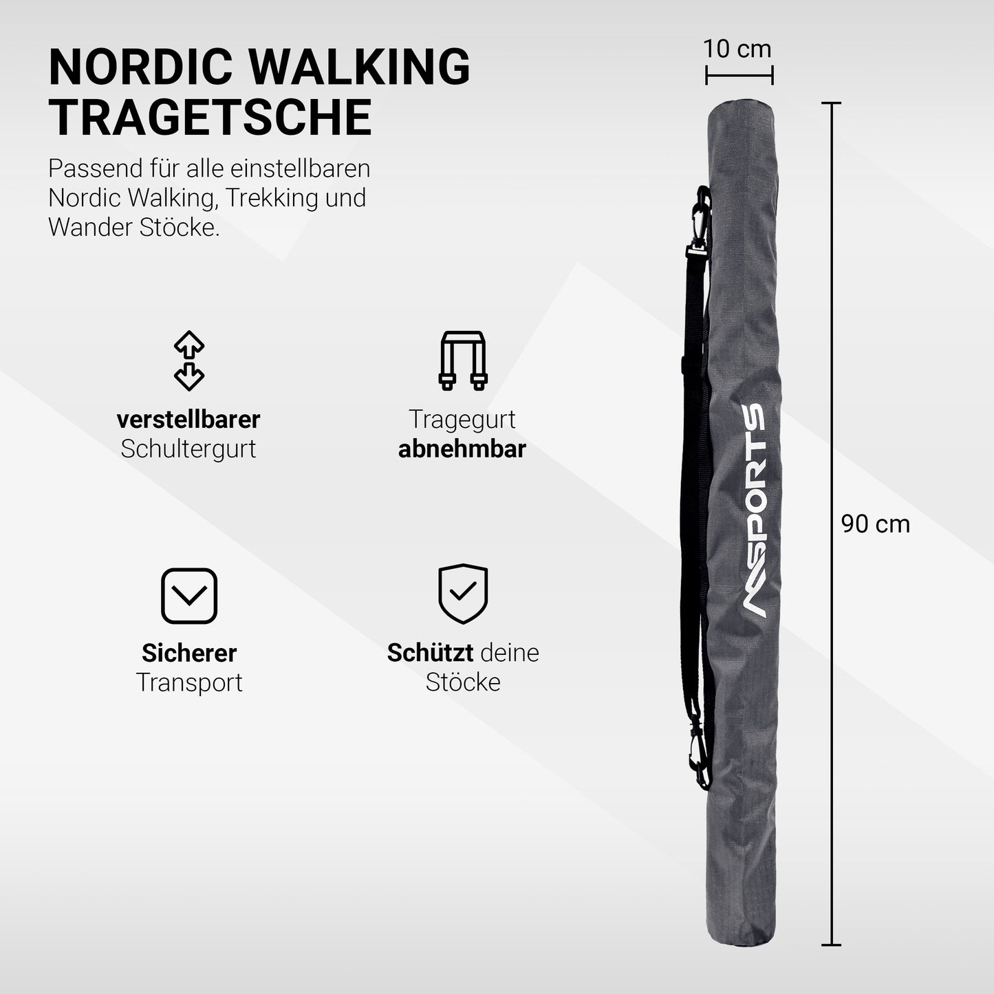 Nordic Walking Tragetasche