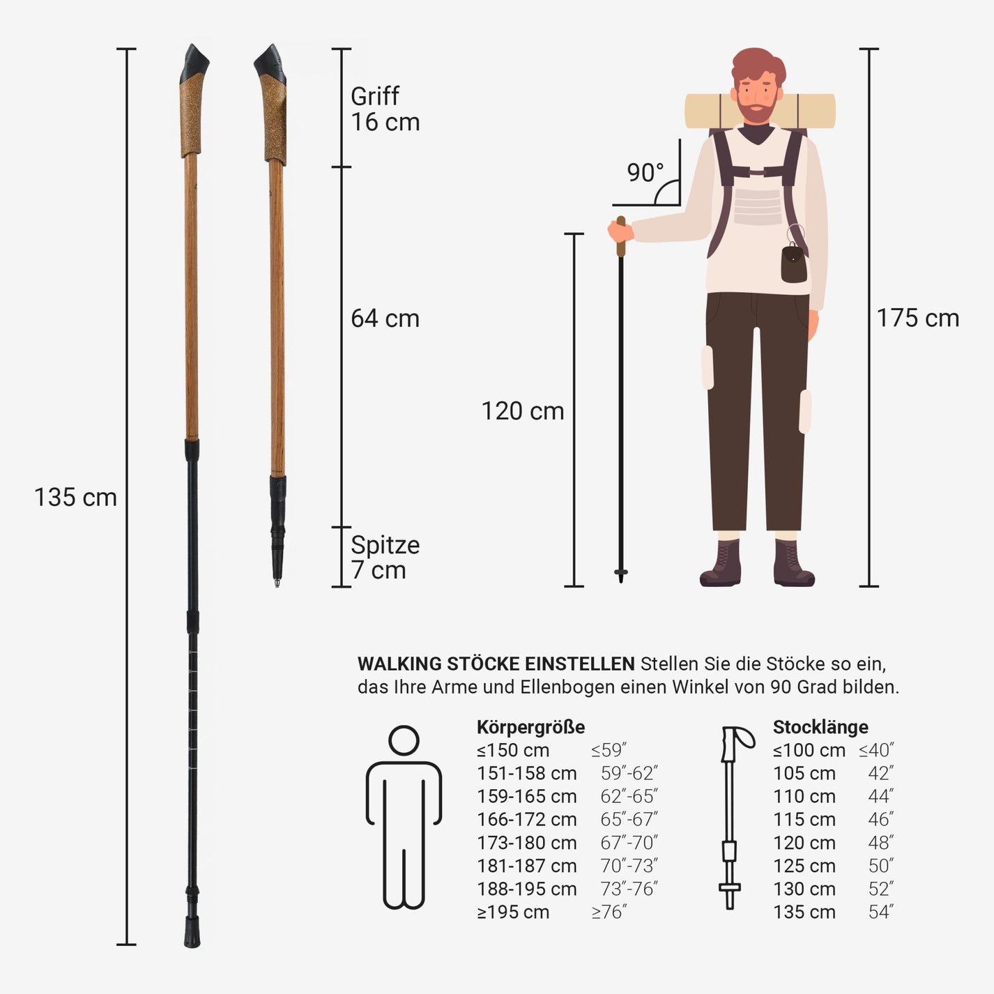 Nordic Walking St cke Holz Nordic Walking St cke Holz
